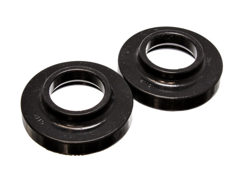 Jeep Wrangler Spring Isolators - Front - Energy Suspension - Performance Polyurethane - Black - `97-`06